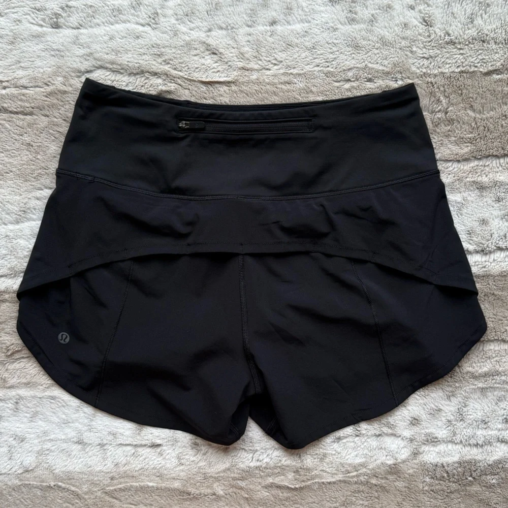 Lululemon Speed Up Short Long High-Rise *4" in Black Size 6 - Picture 6 of 15